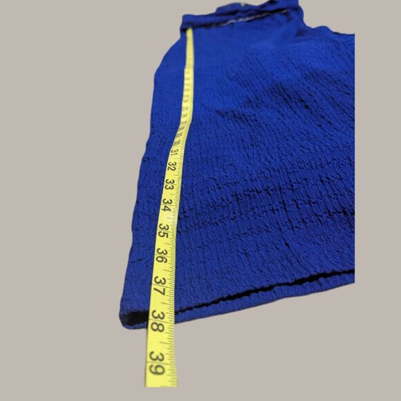 Royal Blue Cut Out Twist Front Bodydon Maxi Dress - Large - Picture 8 of 10